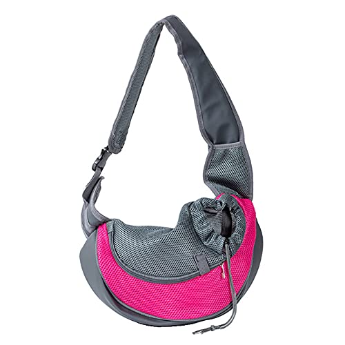 Pet Dog Sling Carrier, Breathable Mesh Portable Travel Safe Pet Sling Shoulder Bag Carrier with Adjustable Non-Slip Shoulder Strap for Small Dogs Cats Puppy von Love Dream