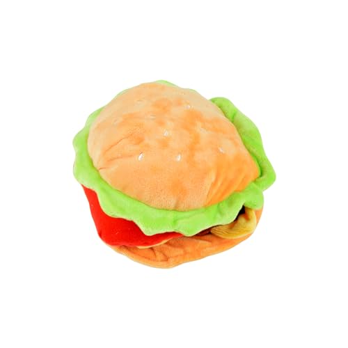 Love Story, Hamburger Plüschspielzeug aus Polyester, Durchmesser 16,5 x H 9 cm von Love Story