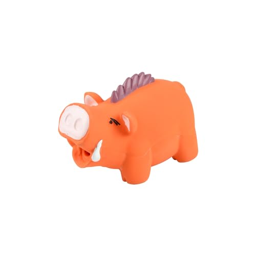 Love Story, Spielzeug Wildschwein, Latex, 16 x 6 x 9,5 cm, Orange von Love Story