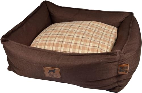 Love Story Hundebett, rechteckig, 55 x 50 cm, Beige/Braun von Love Story