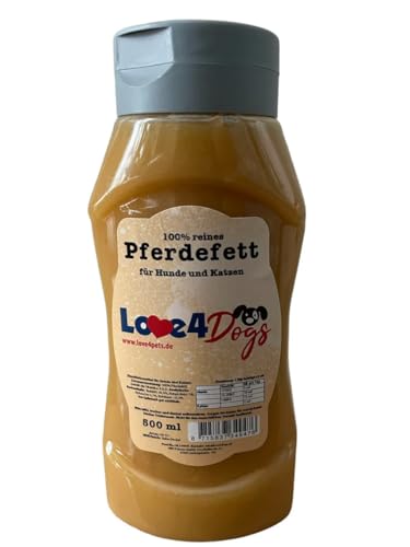 Love4Dogs - Pferdefett 500ml von Love4Dogs