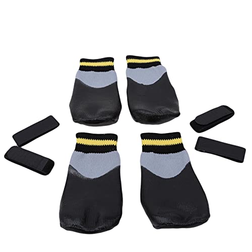 LoveAloe Atmungsaktive Hundesocken Anti Rutsch Stiefel Schuhe mit wasserdichter Sohle Allwetter schützen Pfoten,L von LoveAloe