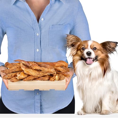 Hundesnack Hühnerbrustfilet (500g) | Getreidefrei & Fettarm | Im Wiederverschließbarem Beutel | 100% Huhn im Fleischanteil von Lovely DOG