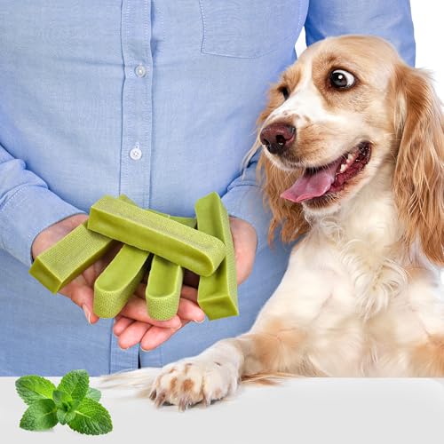 Natürliche Hundekausnacks 5 Stück | Käsesnack | Minz-Geschmack | Fettarm | Lang anhaltend | Gesund von Lovely DOG