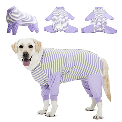 LovinPet Hunde-Chirurgie-Genesungsanzug – Hunde-Genesungsanzug Bauchwunde chirurgische Kleidung postoperative Weste E-Kragen Alternative Recovery Shirt Cut-Out Design des Bauches, M von LovinPet