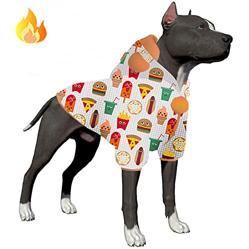 LovinPet Niedliche große Hundejacke – doppelseitige Fleece-Hundejacken, weicher und verbesserter leichter Stoff, Snacks, modisches Hunde-Flanellhemd, geeignet für kleine Hunderassen von LovinPet