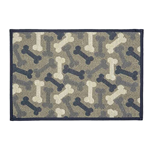 Loving Pets 73807565 Bella Fashion Mats, Bones Denim von Loving Pets