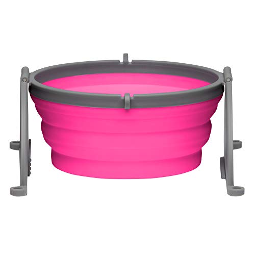 Loving Pets Bella Roma Reisenapf für Hunde, Large Travel Bowl, Rose von Loving Pets