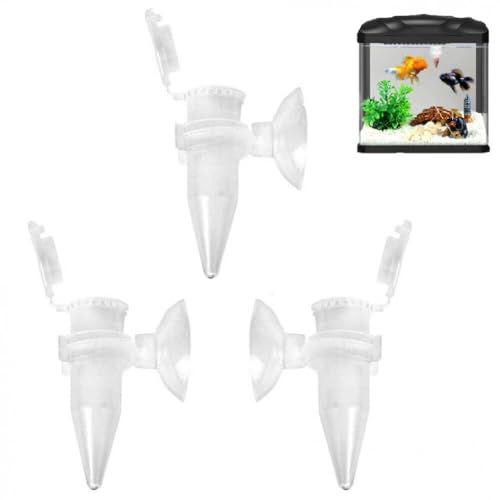 3 Stücke Automatische Feeder Konische Aquarium Feeder Rot Wurm Fütterung Feeder Fischfutter Trichter Tasse Fütterung Werkzeug von Lpitoy