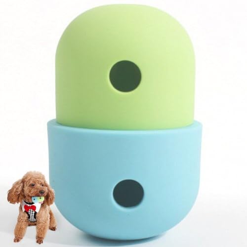 Hund Spielzeugball, Undichte Food Ball Lustige Interaktive Haustier Slow Feeder Bowl Puzzle Spielzeughund Reinigung Spielzeugball Haustier Vorräte von Lpitoy