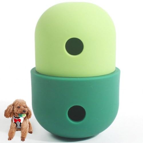 Hund Spielzeugball, Undichte Food Ball Lustige Interaktive Haustier Slow Feeder Bowl Puzzle Spielzeughund Reinigung Spielzeugball Haustier Vorräte von Lpitoy