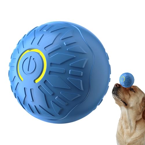 Aktives Hundespielzeug, LED-Blitz-Haustierball, wiederaufladbarer Hundekauartikel, interaktive Spielzeit, wiederaufladbar und umweltfreundlich, 5,3 cm/2,09 Zoll, für kleine bis mittelgroße Hunderassen von Lpsdssre