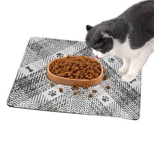 Anti-Slip Pet Feeding Mat | Waterproof Cat Feeder Pad | Absorbent Dog Feeding Mat | Cat Water Dispenser Mat | Quick Dry Dog Mat Versatile and Easy to Clean for Home von Lpsdssre