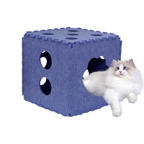 Cat House | Cat Cube | Washable Cat Hideaway | Foldable Cat Cube | Indoor Cat Hideaway Breathable and Comfortable Design for Indoor and Outdoor Play von Lpsdssre