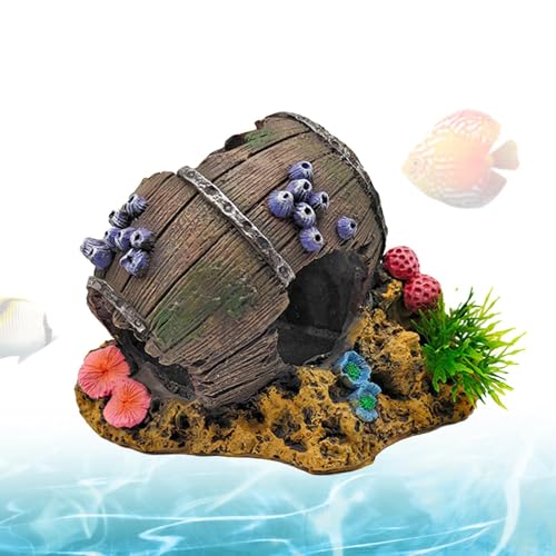 Garnelen-Höhle für Aquarien, Fischfreundliches Design, stabiles Harzmaterial, 15 x 9,5 x 10 cm, für die Gesundheit Ihres Wassers von Lpsdssre