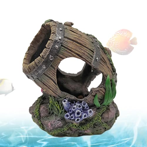 Garnelen-Höhle für Aquarien, Fischfreundliches Design, stabiles Harzmaterial, 15 x 9,5 x 10 cm, für die Gesundheit Ihres Wassers von Lpsdssre