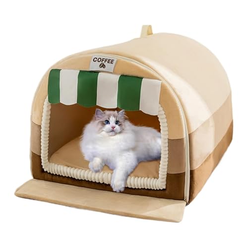 Hundehütte für den Innenbereich, Haustierbett für Katzen, Hundehäuser für den Winter, Winter-Hundehütte, gemütliches Hundebett, perfekter Winterkomfort für Ihr Haustier für Wohnzimmer, Schlafzimmer, von Lpsdssre