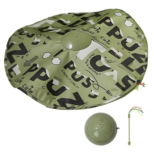 Lpsdssre Interaktives Katzenspielzeug, Federspielzeug, automatisch Kätzchen T-Oy, USB-wiederaufladbar, Bodenverbrauch, 58x58x9,5 cm, zum Kratzen von Neckjagdstimulation Lpsdssre Interaktives Katzenspielzeug, Federspielzeug, automatisch Kätzchen T-Oy, USB-wiederaufladbar, Bodenverbrauch, 58x58x9,5 cm, zum Kratzen von Neckjagdstimulation von Lpsdssre