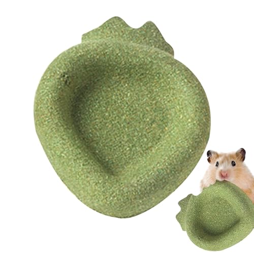 Lpsdssre Kauschalen für Kaninchen, Beißschale Essbare Futternapf, Kauspiel Natürlich, Kleintier Hamster Spielzeug Schüssel für Chinchilla, Rennmäuse, Frettchen, Häschen von Lpsdssre