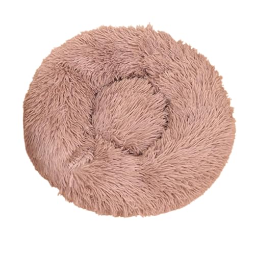 Lpsdssre Plush Pet Bed | Dog Calming Bed | Cat Cuddler Bed | Round Pet Cushion | Small Dog Bed Versatile for All Pets for Indoor Cats Soft Plush Cat Bed Small Round Cat Bed Cozy von Lpsdssre