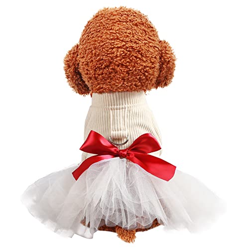 LtuzPet Pet Princess Kleid Hund Sommerkleid Haustier Hund Katzen Tutu Kleid Shirt für kleine Hunde von LtuzPet