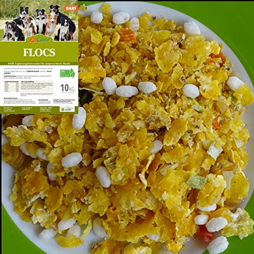 LuCano 10 kg Flocs | das Barf Ergänzungsfutter | Flocken Mixer | Cereal Flakes | barfen für Hunde | Flocken-Mixer von LuCano