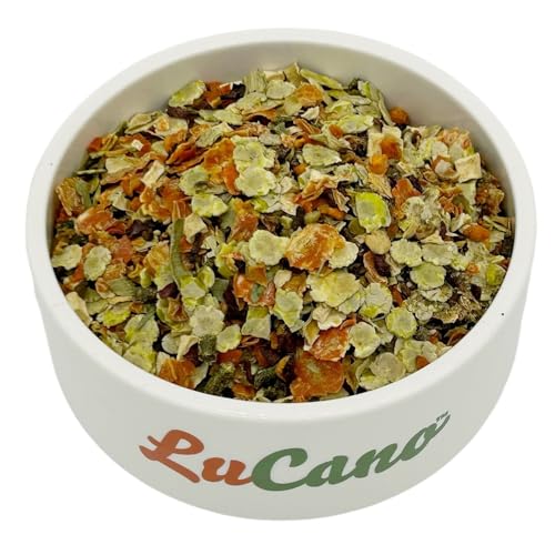 5 kg LuCano Gemüseflocken Mix für Hunde | Barf Ergänzungsfutter | Gemüsemischung | Trockengemüse von LuCano