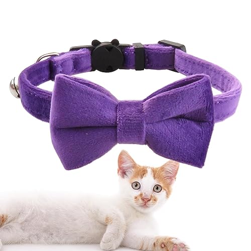 Fliegehalsband für Hunde | Bequemes verstellbares Katzenhalsband mit Schleife - Hundebekleidungszubehör Schöne Halsbänder für Zuhause, Hochzeit, Spaziergang, Reisen, Fotografie Luckxing von Luckxing