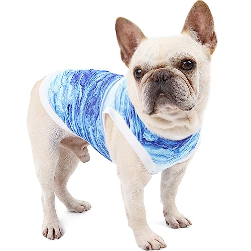 Kühlweste für Hunde, Kühlmantel für Hunde | Atmungsaktives Kühlwestengeschirr für Hunde mit Sonnenschutz - Kühlende Bulldoggen-Kleidung, Leichter kühlender Mantel für von Luckxing