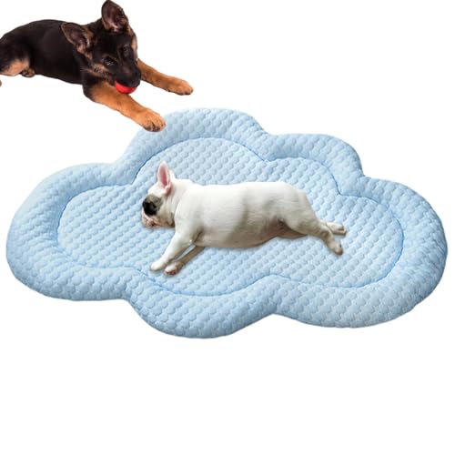 Luckxing Kühlendes Hundebett, Kühlmatte für Haustiere - Weiches 3D-Eispad für Haustiere in Wolkenform,Schlafende Zwingermatte für Hunde, Katzen, Welpen, Kätzchen, Haustiere, tragbarer Haustierbedarf von Luckxing