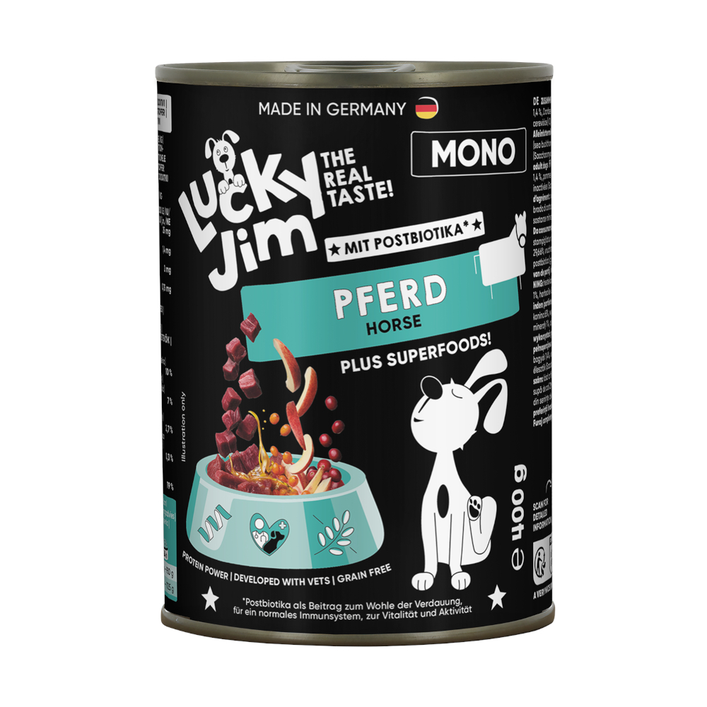 Lucky Jim Mono 6 x 400 g - Pferd Lucky Jim Mono 6 x 400 g - Pferd von Lucky Jim