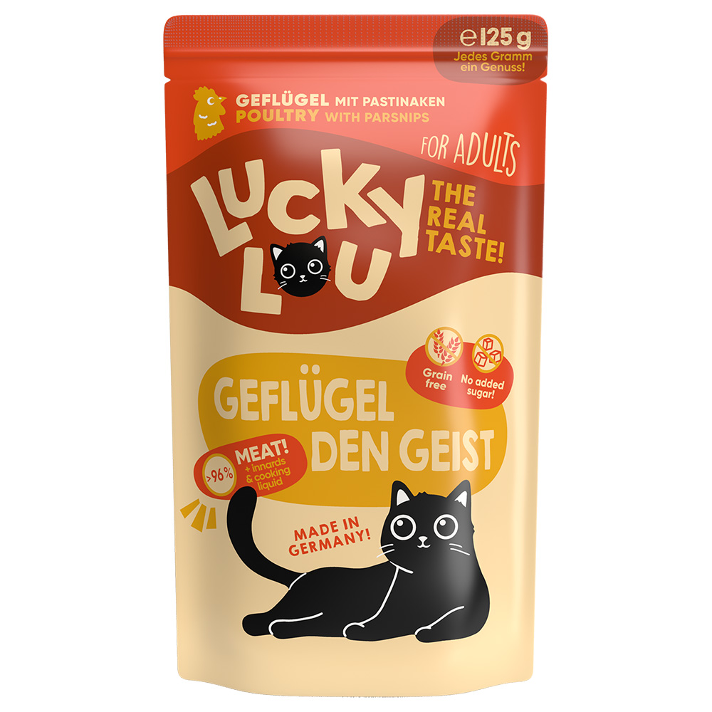 Lucky Lou Adult 16 x 125 g - Geflügel von Lucky Lou