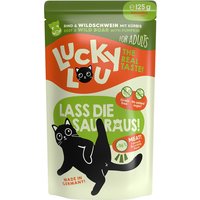 Lucky Lou Adult 16 x 125 g - Rind & Wildschwein von Lucky Lou