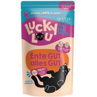 Lucky Lou Nassfutter Katze Adult Ente & Geflügel 16x125 g von Lucky Lou