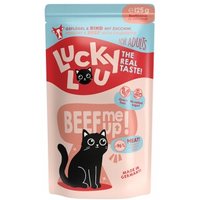 Lucky Lou Nassfutter Katze Adult Geflügel & Rind 16x125 g von Lucky Lou