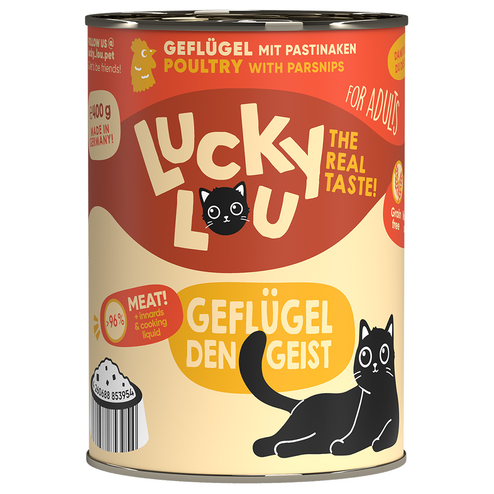 Sparpaket Lucky Lou Adult 24 x 400 g - Geflügel von Lucky Lou