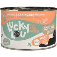 Lucky Lou Adult 6 x 200 g - Geflügel & Kaninchen von Lucky Lou