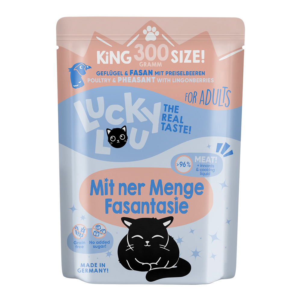 Lucky Lou Adult 6 x 300 g - Geflügel & Fasan von Lucky Lou