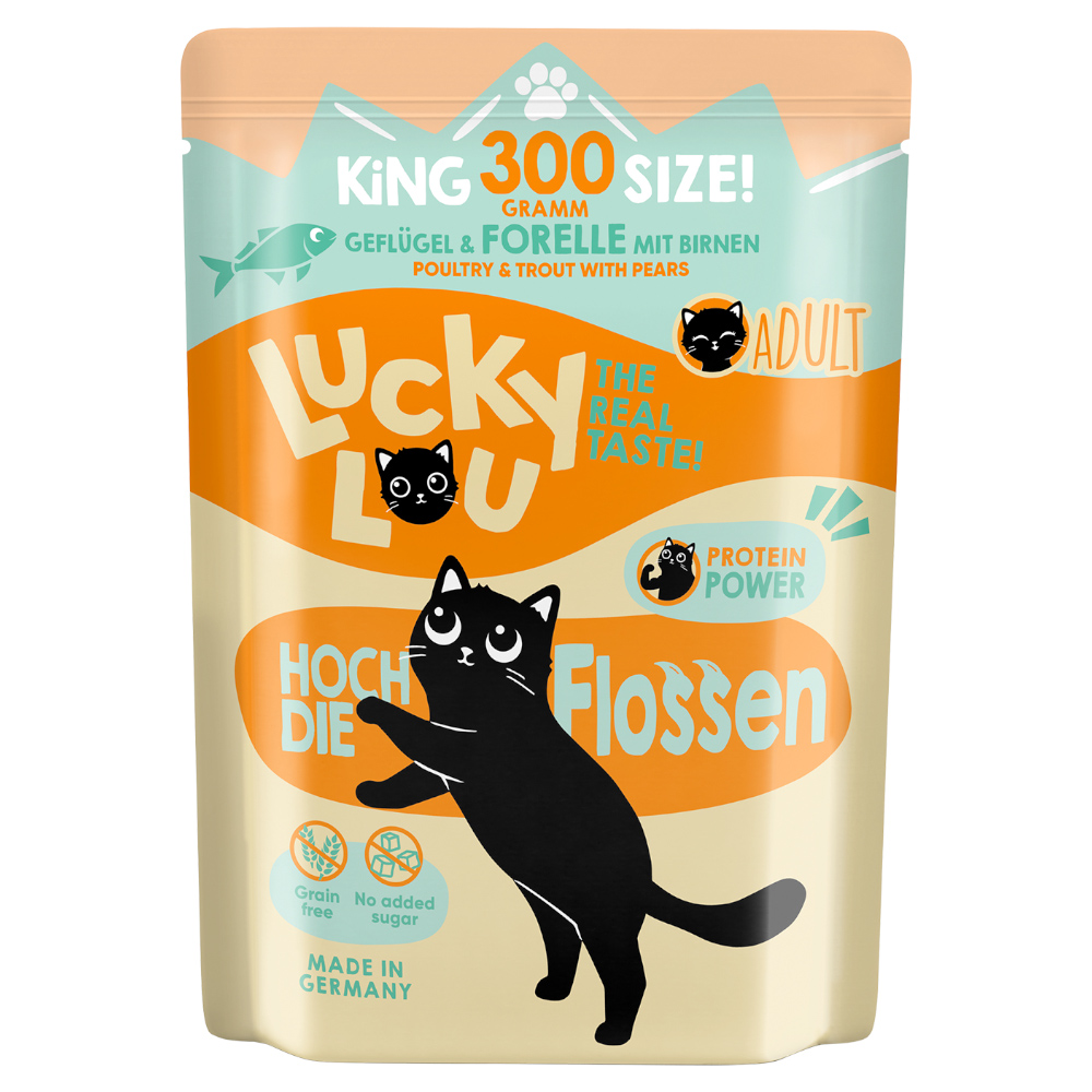 Lucky Lou Adult 6 x 300 g - Geflügel & Forelle von Lucky Lou