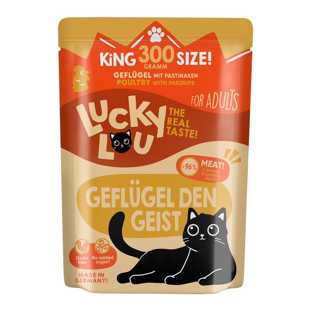 Lucky Lou Adult 6 x 300 g - Geflügel von Lucky Lou