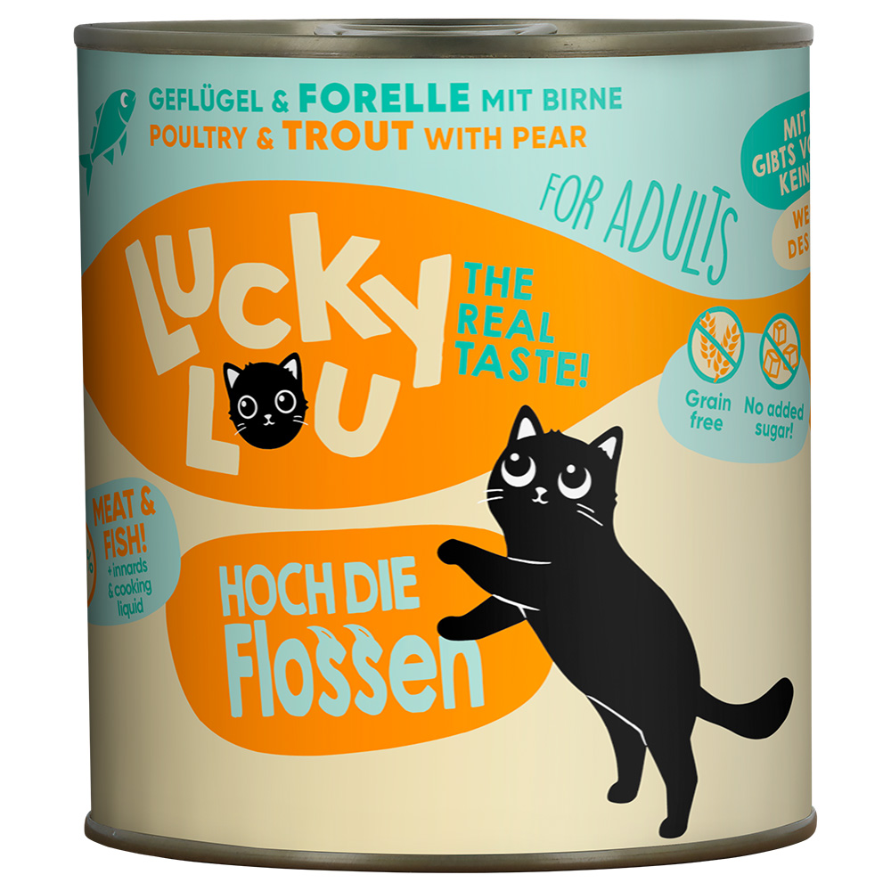 Lucky Lou Adult 6 x 800 g - Geflügel & Forelle von Lucky Lou