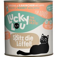 Lucky Lou Adult 6 x 800 g - Geflügel & Kaninchen von Lucky Lou