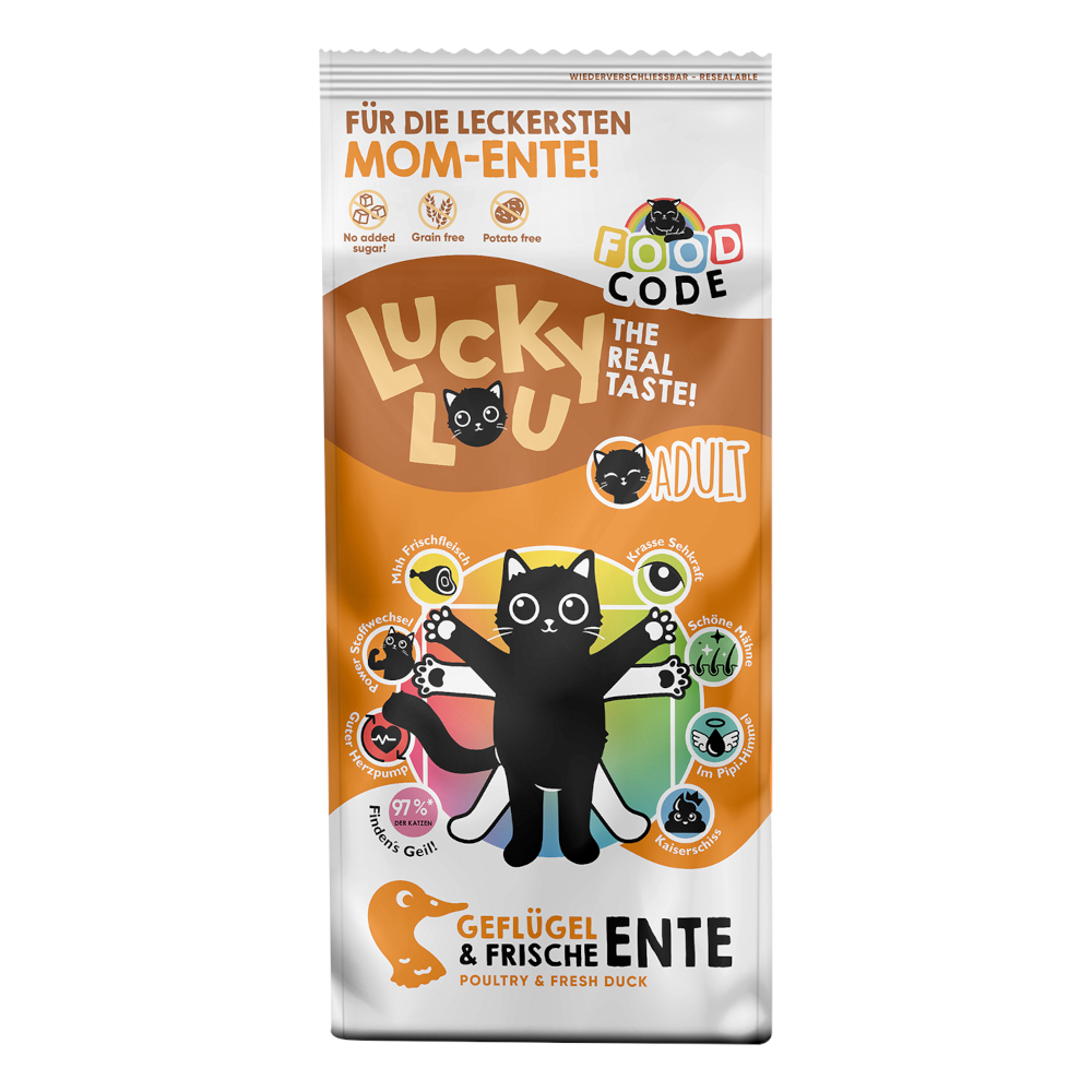 Lucky Lou Adult Geflügel & Ente - Sparpaket 2 x 3 kg Lucky Lou Adult Geflügel & Ente - Sparpaket 2 x 3 kg von Lucky Lou