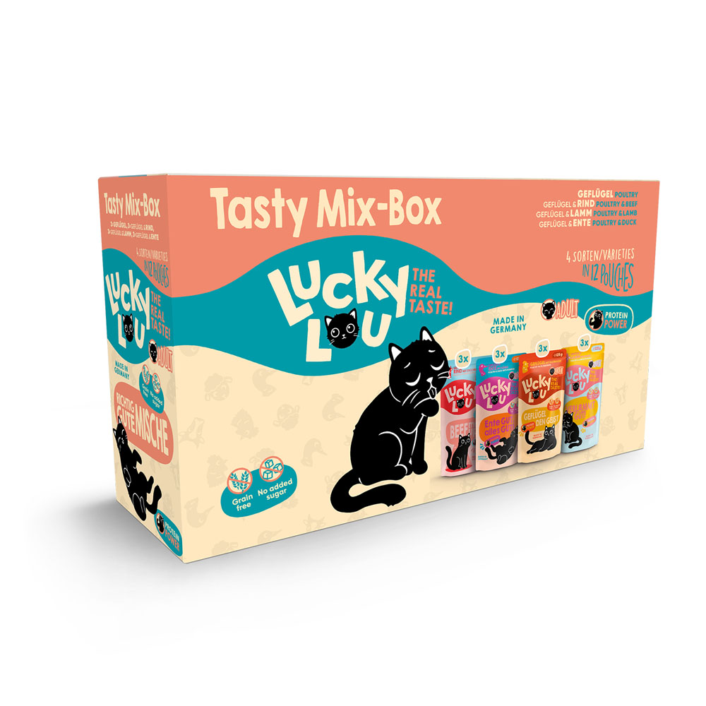 Lucky Lou Adult Probiermix 12 x 125 g - Tasty-Mix Lucky Lou Adult Probiermix 12 x 125 g - Tasty-Mix von Lucky Lou