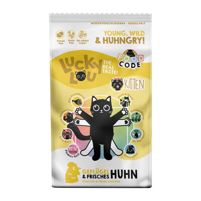 Lucky Lou Kitten Geflügel & Huhn - 1,7 kg von Lucky Lou