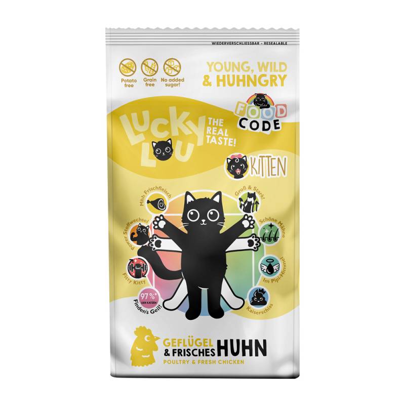 Lucky Lou Kitten Geflügel & Huhn - 340 g von Lucky Lou