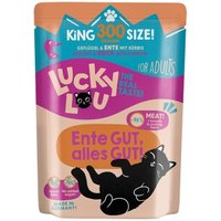 Lucky Lou Nassfutter Katze Adult Ente & Geflügel 6x300 g von Lucky Lou