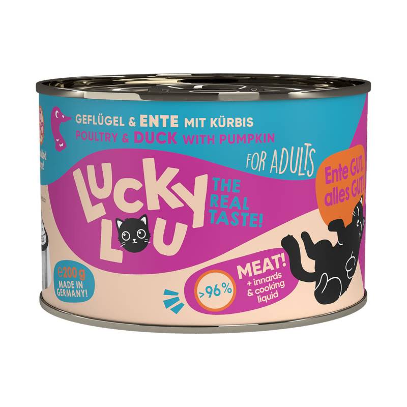 Lucky Lou Lifestage Adult Geflügel & Ente 24x200g von Lucky Lou