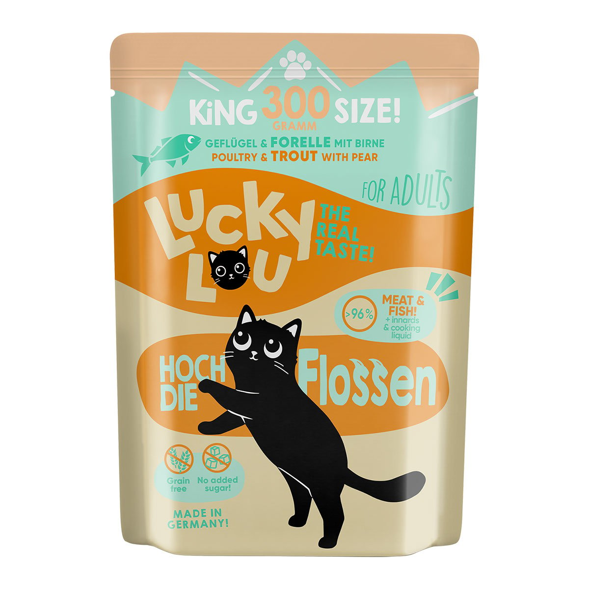 Lucky Lou Lifestage Adult Geflügel & Forelle 6x300g von Lucky Lou