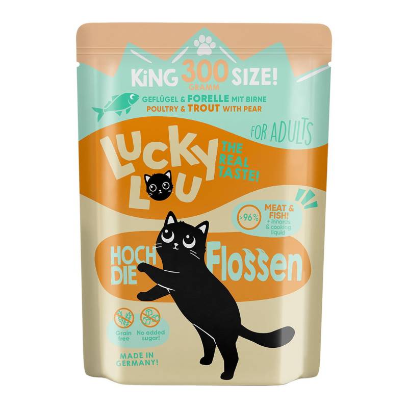 Lucky Lou Lifestage Adult Geflügel & Forelle 6x300g von Lucky Lou